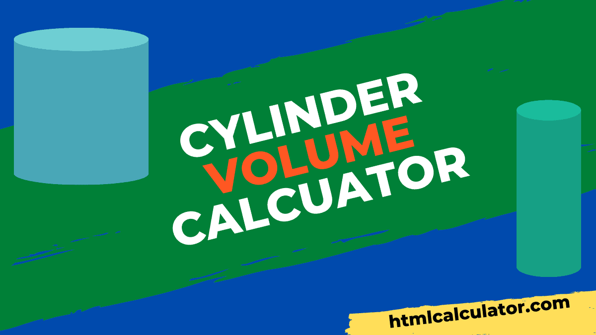 cylinder volume calculator