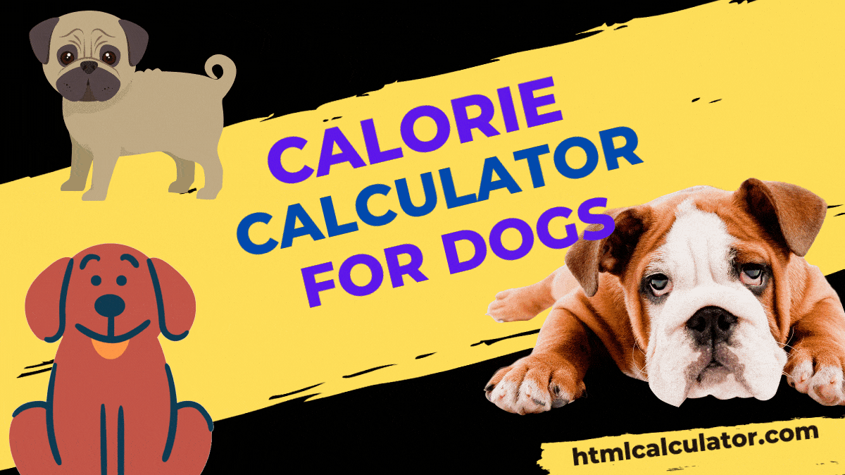 calorie calculator for dogs