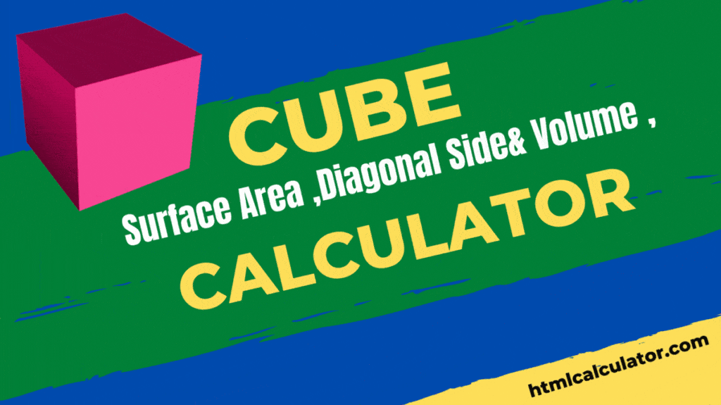 cube volume and surface area