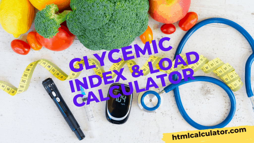 glycemic index load calculator