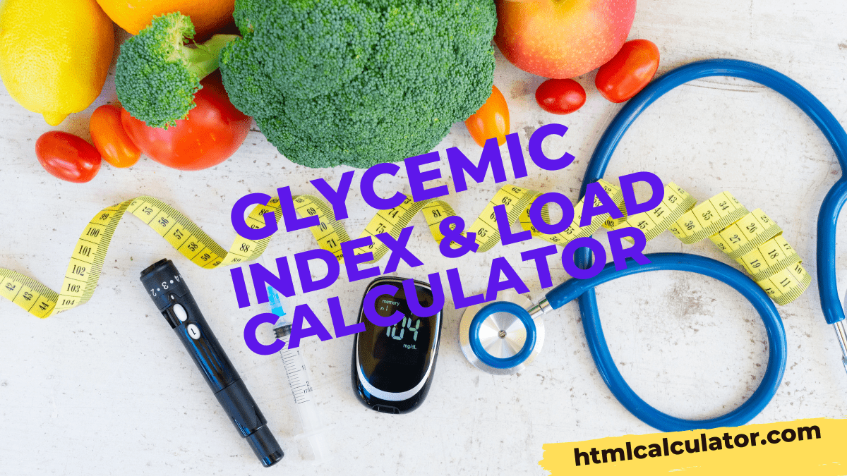 glycemic index and load calculator